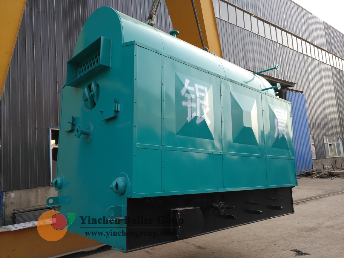 Yinchen brand DZH type steam 1-4 t/h 0.7-1.28mpa moving grate industrial biomass boiler