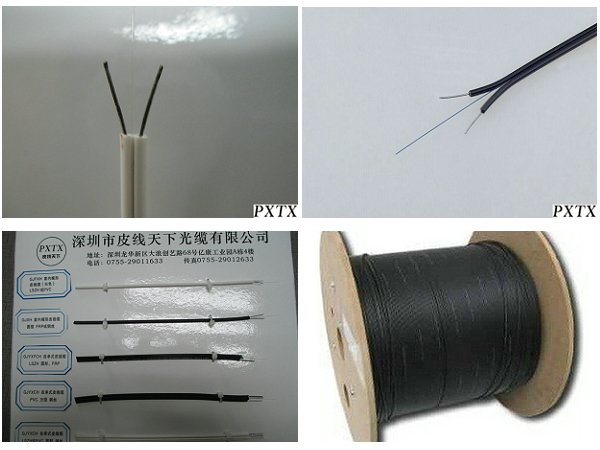 bow type fiber optic cable
