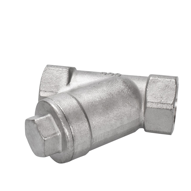 Female Thread Connector SS304 Y Type PTFE Seal Valve Strainer