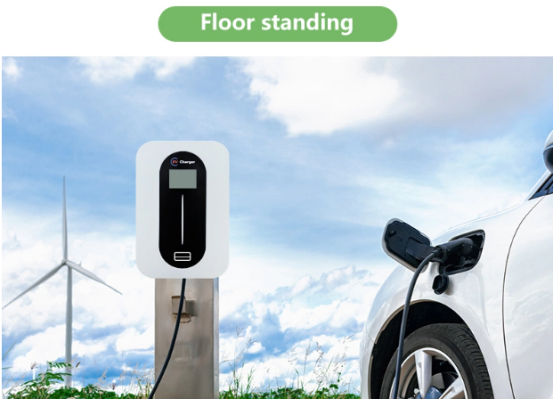 New Energy Electric Vehicle Charging Pile 7kw  Level 2 Wall-Mounted Fast EV Cars Charger Stations 