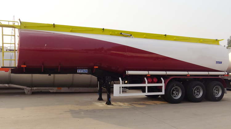 TITAN tri-axle 45000 liters oil transport fuel tanker trailers