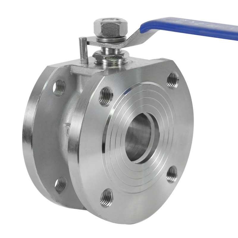 Industrial Equipment Thin Wafer Flanged Italy Stainless Steel Ball Valve