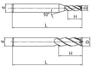 Carbide Single Flute End Mill Cutter/Spiral Drill Bit/Solid Carbide Rough End