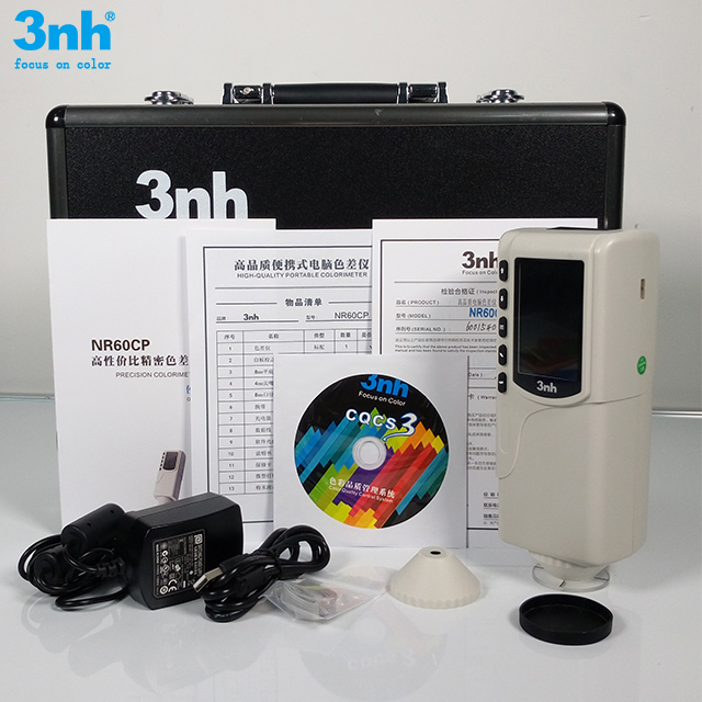 3NH cheap NR60CP handheld color analysis instrument with CIE lab delta E