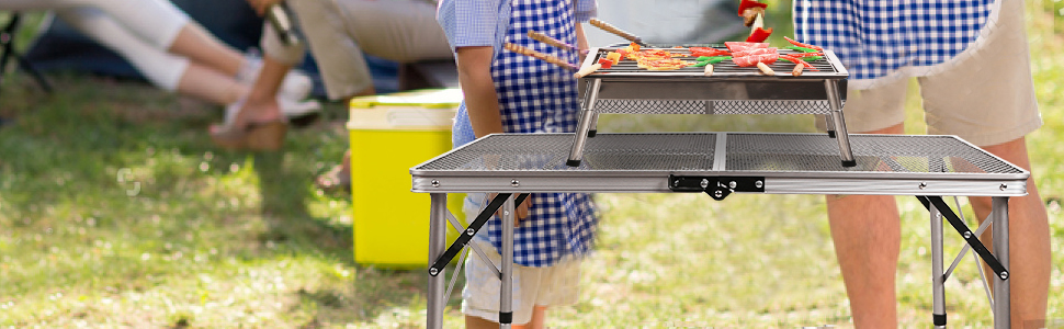 Folding Grill Table 