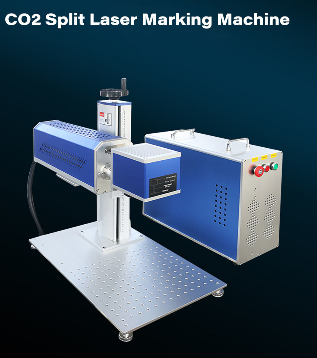 Cheap 20mm Diameter Beam Galvo CO2 Marking Machine for Wood Acrylic Powered Coating Tumbler Engraver