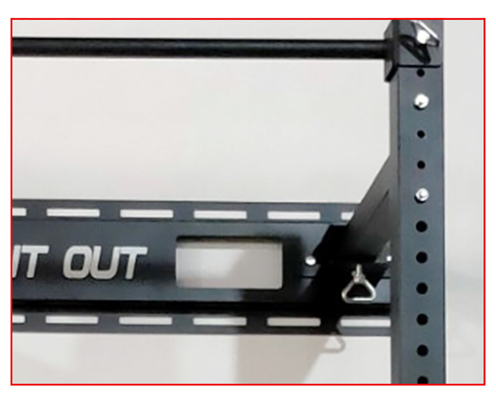 Home Adjustable Strength Equipment Wall Mount Folding Squat Power Rack