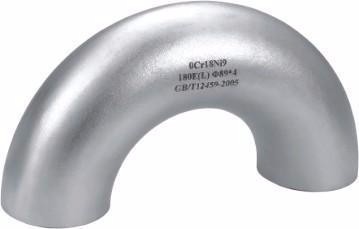 ASME B 16.9 304/304L Stainless Steel Welded Pipe Fitting Butt Weld Elbow For oil and gas