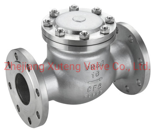 Stainless Steel ANSI 150lb Industrial Flanged Check Valve/Swing Check Valve