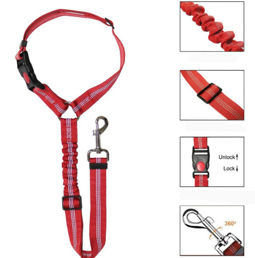 seat belt dog collars & harnesses
