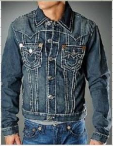 China True Religion Men's Jean Jacket 1003 on sale 
