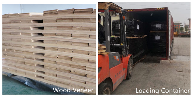 Flat Cut 0.45mm White Oak Wood Veneer 12% Moisture Plywood Use 3