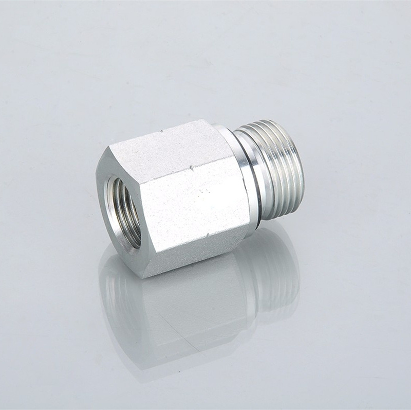 Hydraulic Tube Fitting G Thread Bsp Male Capitive Seal Hex Adapters / Bsp Female Thread Reducer