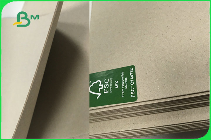 Recycled Grade A Grade AA Grey Chipboard For Book Binding Covers FSC ISO