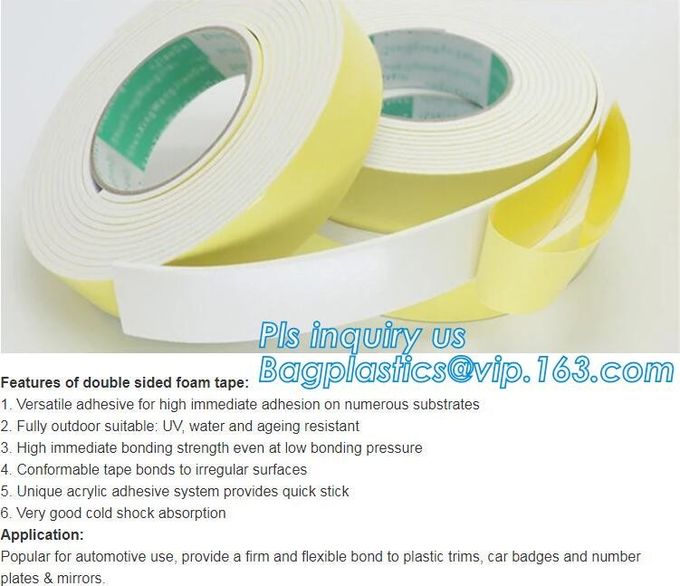 Industrial Strong Labelhhh Tape Label Double Sided With Carrier Tissue Or Foam