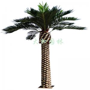 China Swimming Pool Decoration Wholesale Anti-Uv Anti-Fading Outdoor Big Plant Artificial Palm Tree on sale 
