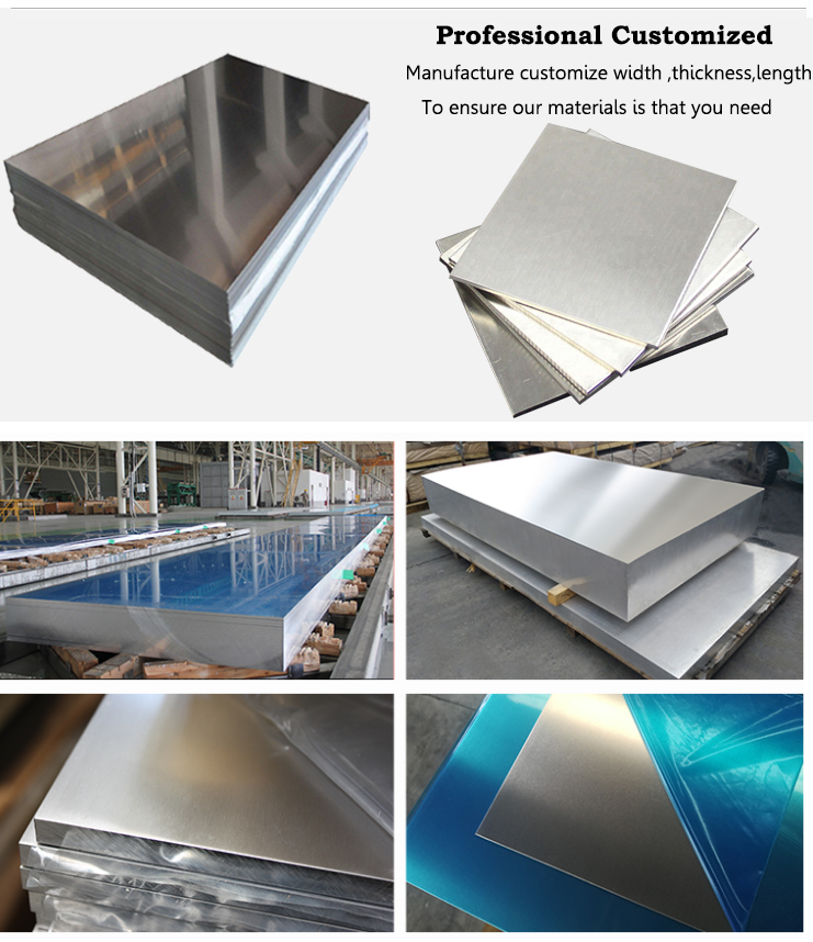 Alloy Supplier Standard Size Plate with cheap price for 6063-T651 Aluminum Sheet