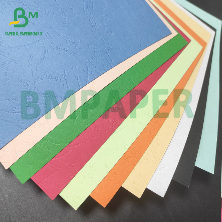 A4 A3 Size Goffered Paper 160g 230g Embossed Paper Multi Colors