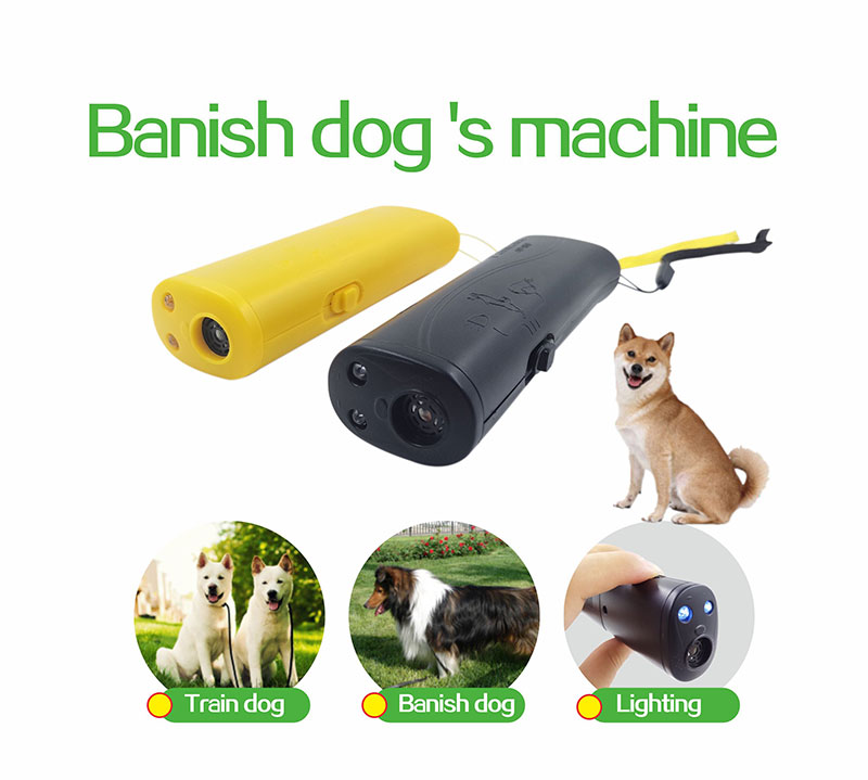 3 in 1 Anti Barking Stop Bark Ultrasonic Pet Dog Repeller Training Device Trainer Banish Training with LED light Drop Shipping