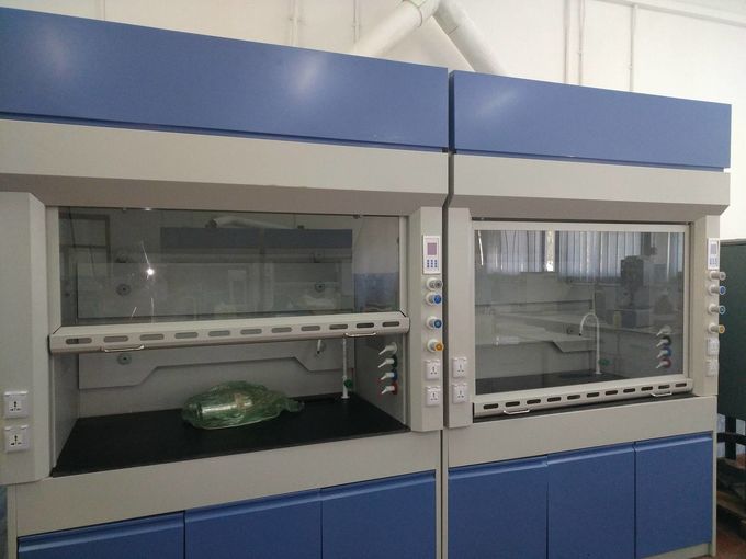 CE Approved Laboratory Fume Cabinet Fuming Cupbpard All Steel Standard Design Integrated Type Lab Fume Hood
