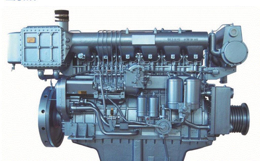 Z12V190b Jichai Brand Diesel Engine Marine Engine