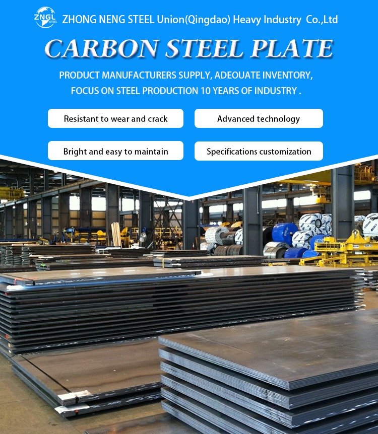 High Quality ASTM 1010 1018 1020 High Strength Carbon Steel Plate/Sheet Supplier From China for Construction