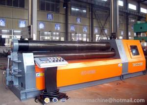 China Factory outlets hydraulic plate rolling machine PLC 4 rolls plate bending rolls on sale 