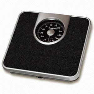 China 130kg/1kg Mechanical Spring Dial Bathroom/Analog Scale with Anti-skidding Surface, Made of PU on sale 