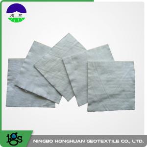 China 100% Polyester Continuous Filament Nonwoven Geotextile Filter Fabric Grey Color on sale 