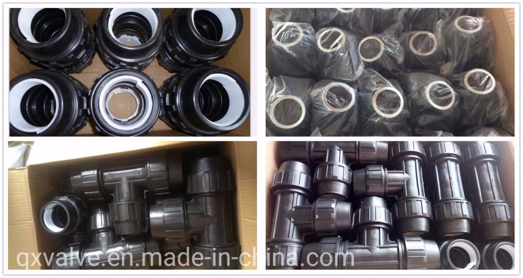Hot Sale Single Pipe Saddle Clamp PP Compression Fittings