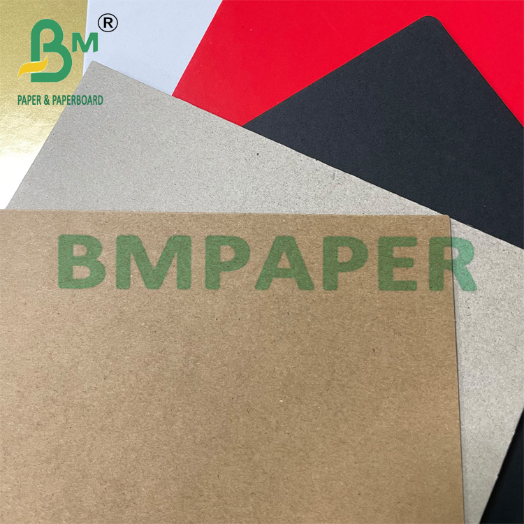 1.5mm 3mm Colored Laminated Gray Paper Board For Backing Card