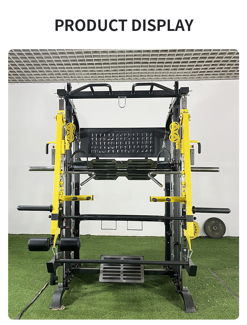 Gym Full Equipment Multifunctional Equipment Training Cable Machine Squat Power Rack Smith Life Fitness Smith Cage Machine