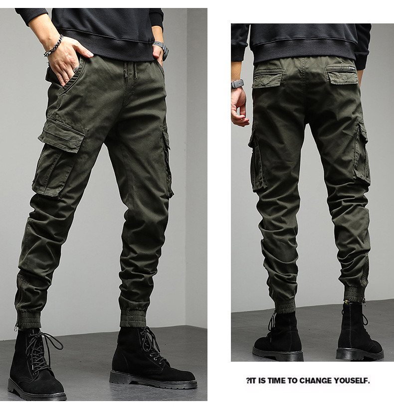 Casual Flared Jogger Track Pants Patchwork Mens Stacked Flare Sweatpants for Men