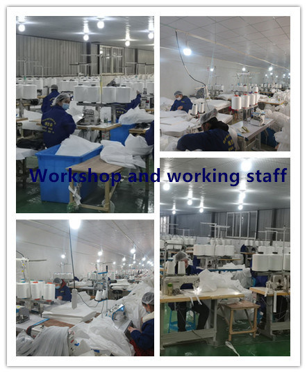 Factory CE Certified En14126 Type 4 5 6 Heat Sealed Tape Seam Disposable Microporous Coverall