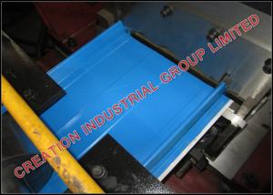 China Colored Steel Standing Seam Roof Sheets Making Machine 15-20m/min on sale 