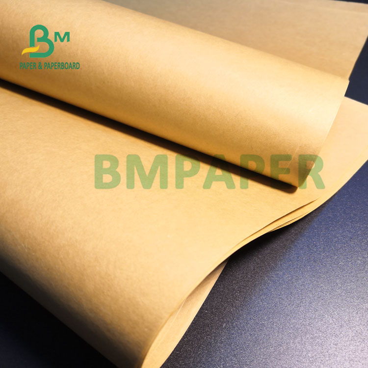  70gsm 80gsm Durable Brown Kraft Paper For Shopping Bags Good Strength 800mm