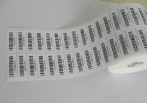 China barcode stickers roll on sale 