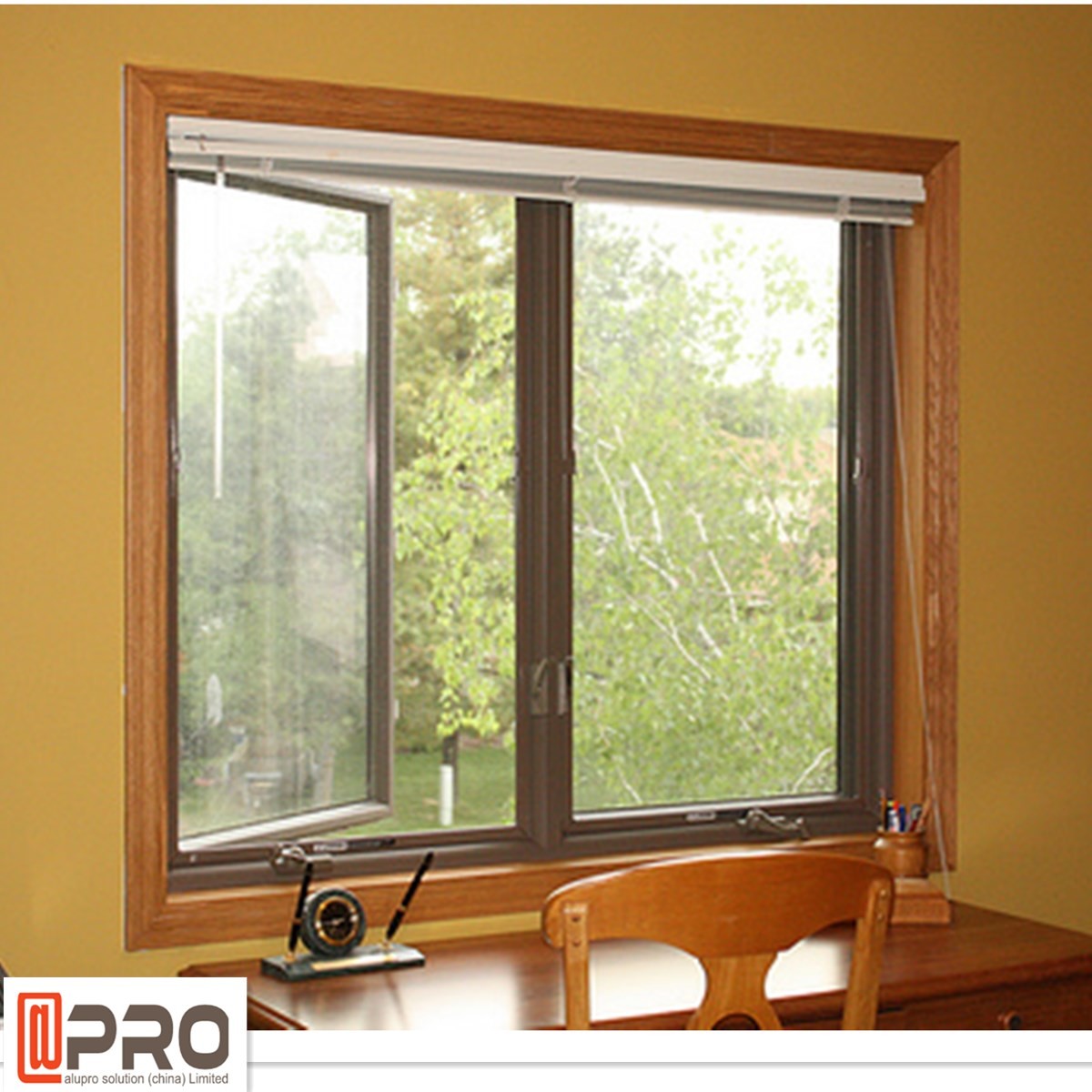 wood aluminium casement window,aluminum casement window handle,CASEMENT WINDOW GRILL DESIGN,burglar proof casement window,double glazed casement window