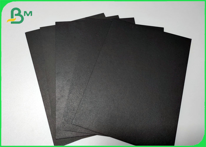 Foldable FSC Approved 300gsm 350gsm Black Paper Board For Making Paper Box