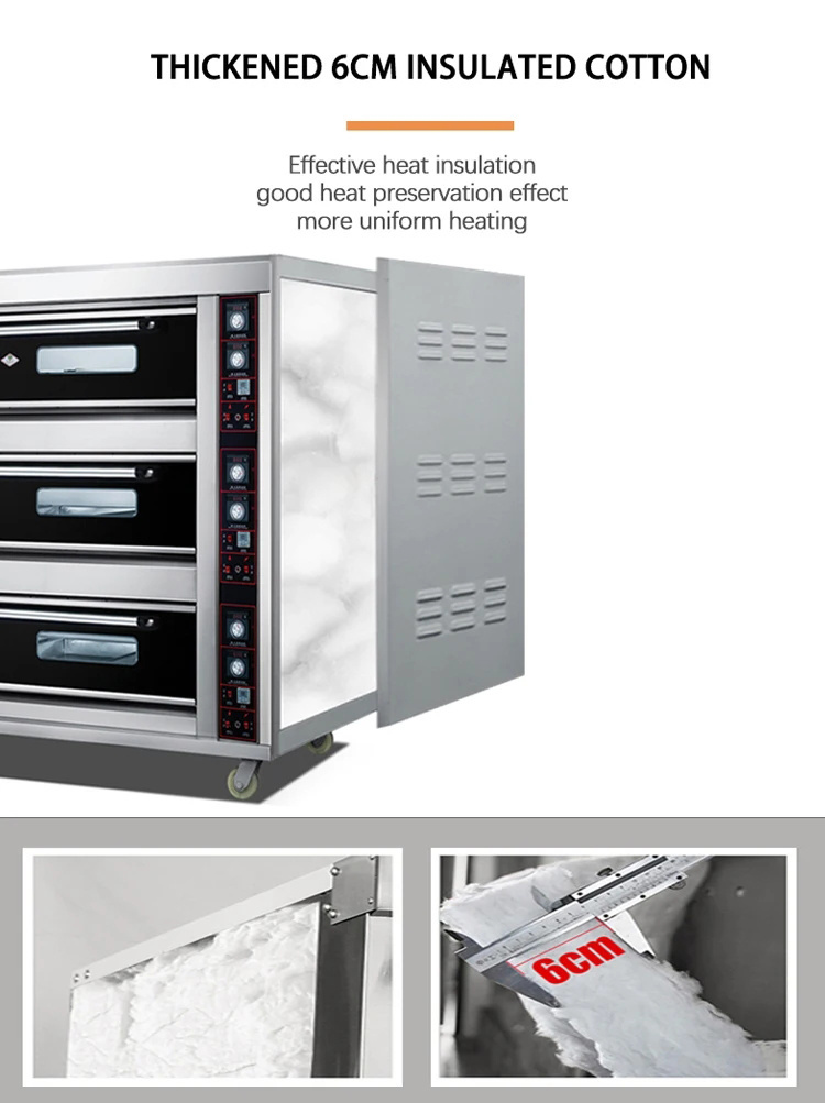 Efficient Microcomputer-Controlled LPG Baking Bakery Oven OEM manufacture