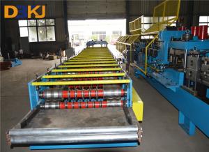 China Roof making machine Corrugated Roll Forming Machine  for PLC with touch screen on sale 