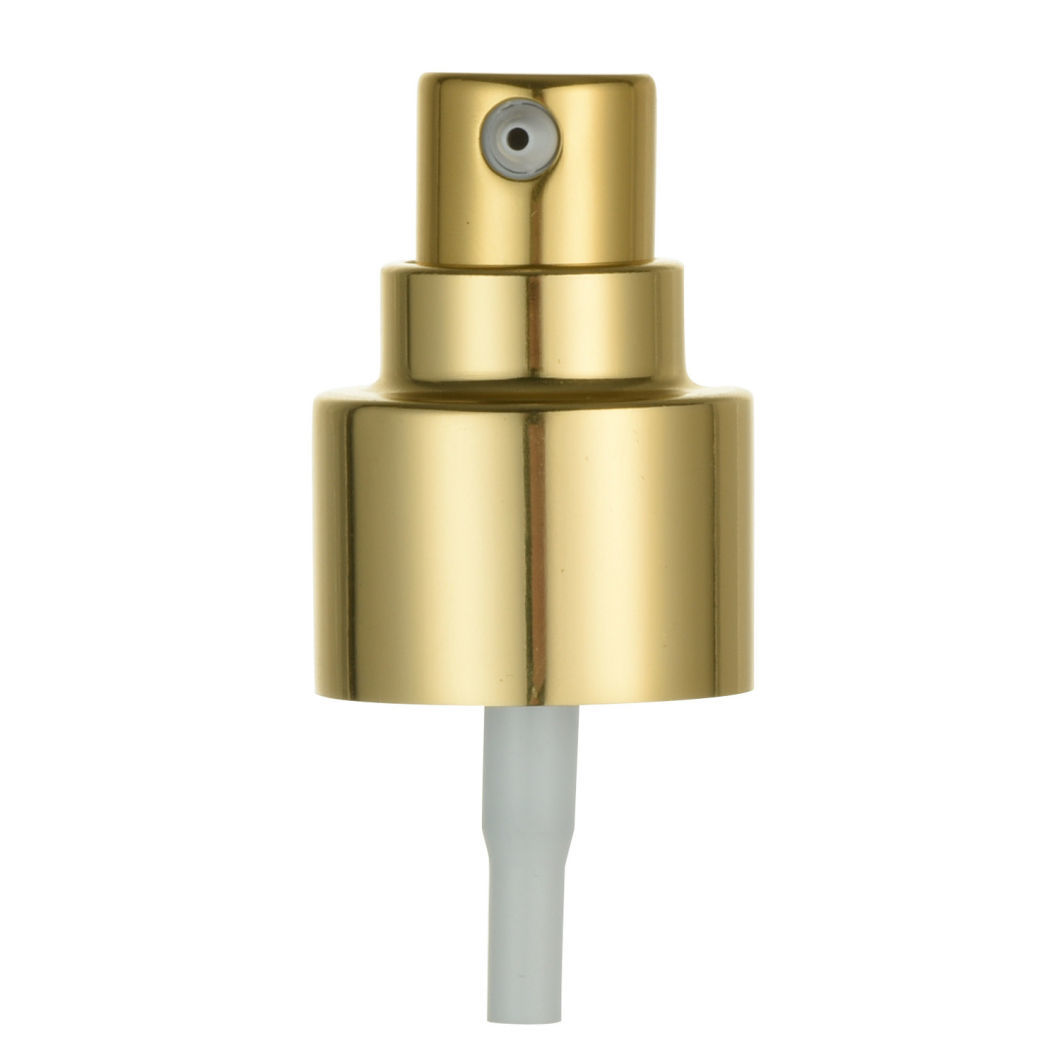 24/410 20/410 Cream Pump Dispenser Pump with Shiny Gold UV