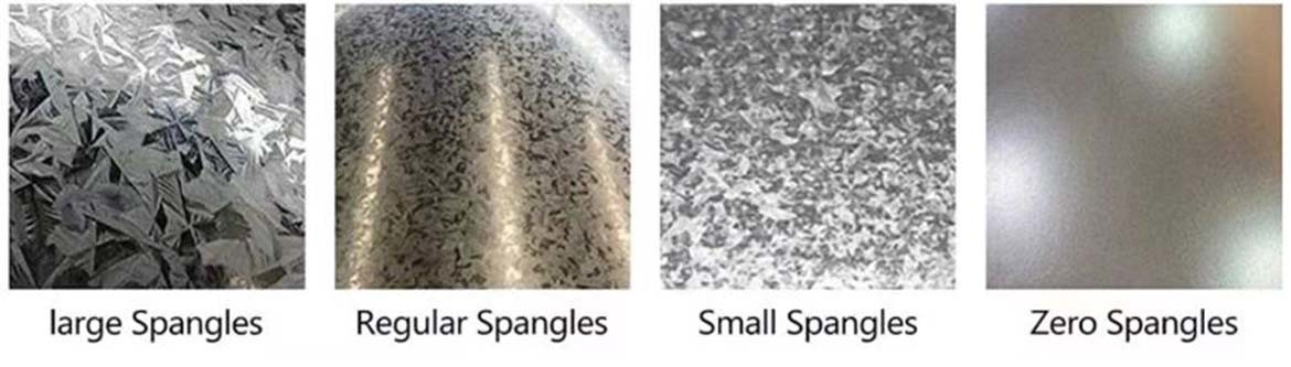 difference surface zinc spangle Galvanized Steel Sheet