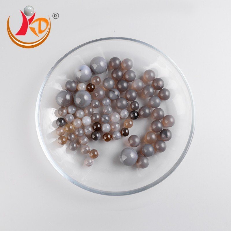 Natural Color Agate Milling Ball Agate Grinding Ball for Ball Mill Red Agate Beads