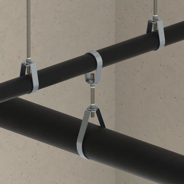 UL Standard Swivel Loop Conduit Hanger Electrical Galvanized Steel Pipe Tube Clamp Springier Hanger