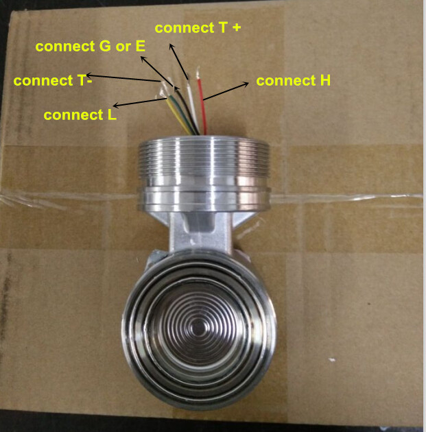 metal capacitance pressure sensor with high accuracy