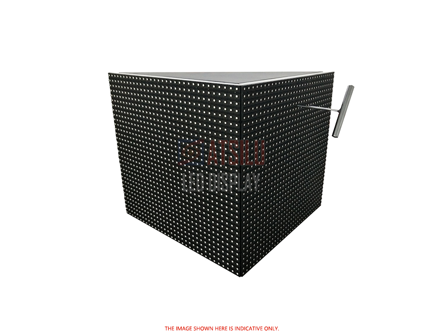 P10mm 90° flexible Outdoor LED Display Cabinet