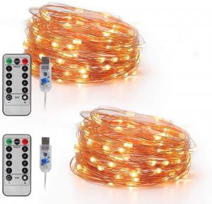 China DC 5V 100 LED Christmas Tree Lights IP65 Ceiling String Lights For Bedroom on sale 