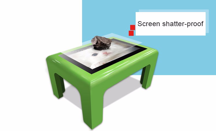 42 inch Modern Multimedia touch screen tables display for schcool teaching table
