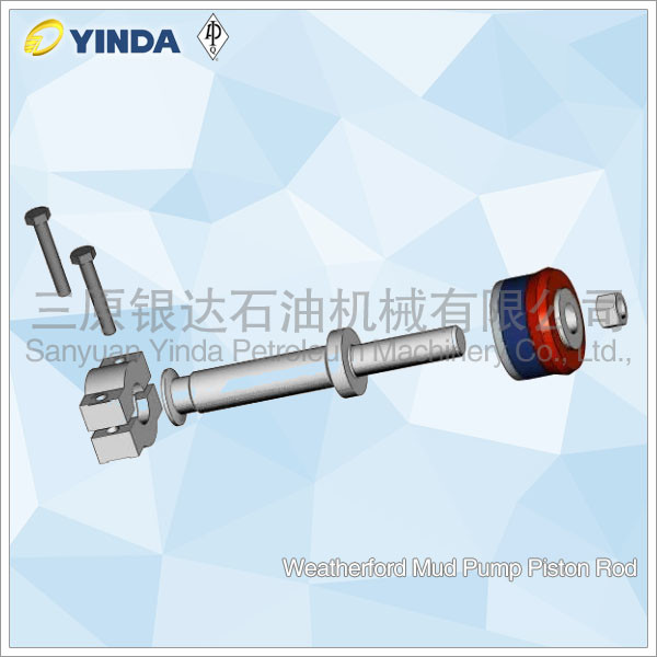 Weatherford mud pump piston rod,1124997,0889438